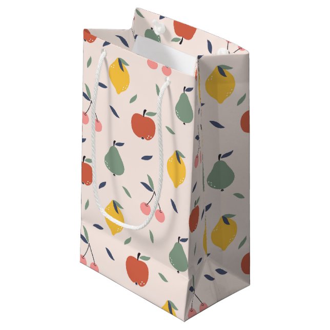 Cute Fruit Pattern Small Gift Bag (Front Angled)