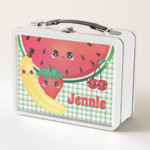 Cute Fruit Personalized Metal Lunch Box