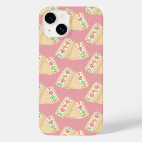 Cute Fruit Sandwich Case_Mate iPhone 14 Case