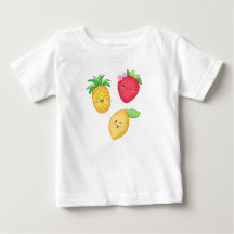 Cute Fruits Strawberry Lemon Pineapple Summer