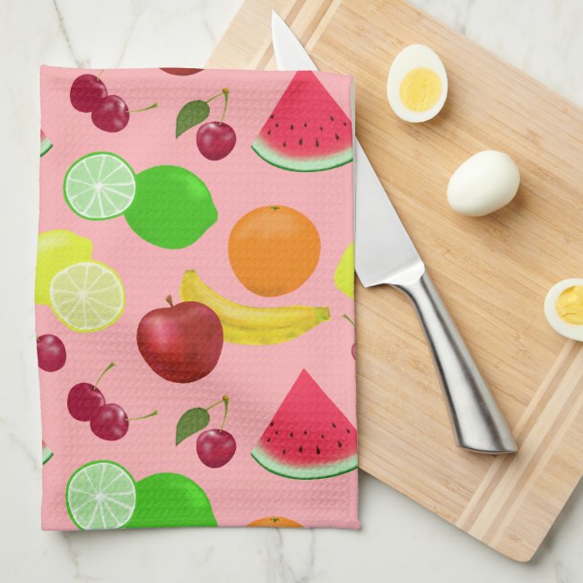 Cute Fruits You Customize Background Color