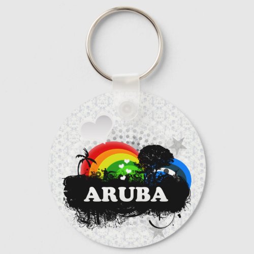 Cute Fruity Aruba Keychain
