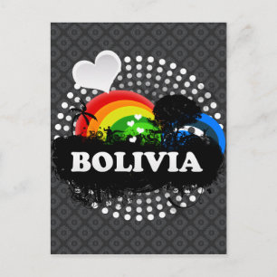 Cute Fruity Bolivia Postcard