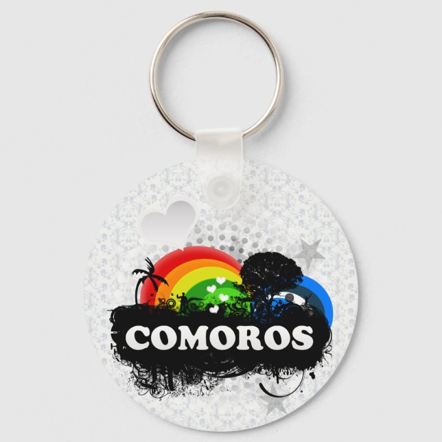 Cute Fruity Comoros Keychain (Front)