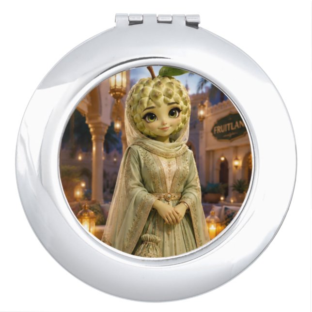 cute fruity fruitland compact mirror (Front)