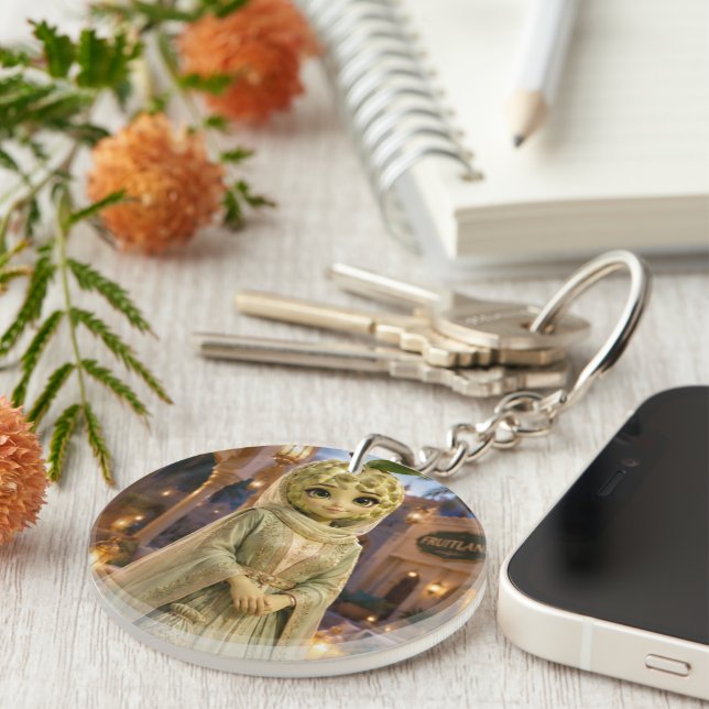 cute fruity fruitland keychain (Front Right)