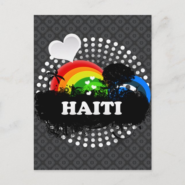Cute Fruity Haiti Postcard (Front)