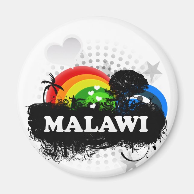 Cute Fruity Malawi Magnet (Front)