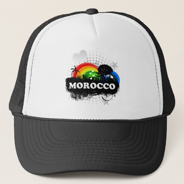 Cute Fruity Morocco Trucker Hat (Front)