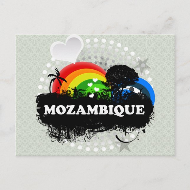 Cute Fruity Mozambique Postcard (Front)