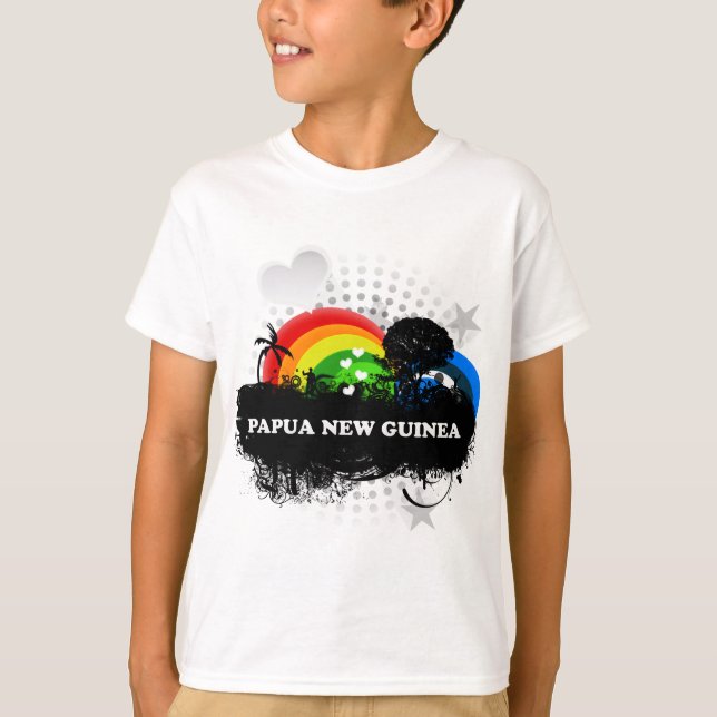 Cute Fruity Papua New Guinea T-Shirt (Front)