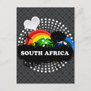 Cute Fruity South Africa Postcard
