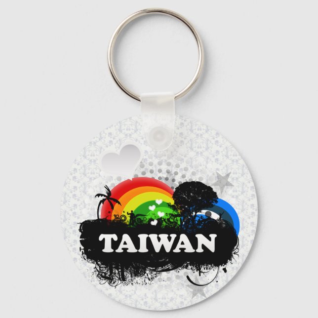 Cute Fruity Taiwan Keychain (Front)
