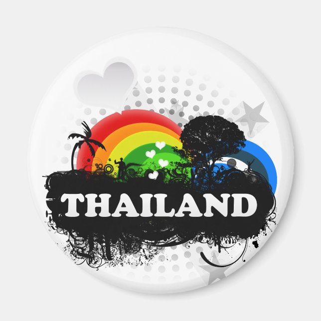 Cute Fruity Thailand Magnet (Front)