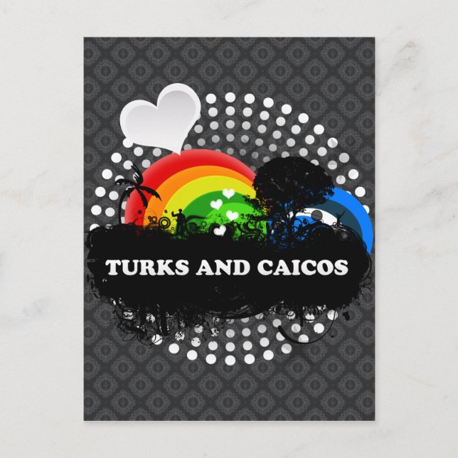 Cute Fruity Turks And Caicos Postcard (Front)