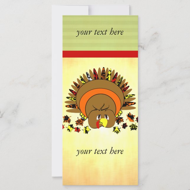 Cute Full Color Turkey (Front)