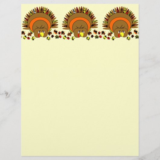 Cute Full Color Turkey (Front)