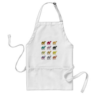 Cute fun camels adult apron