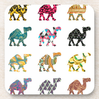 Cute fun camels drink coaster