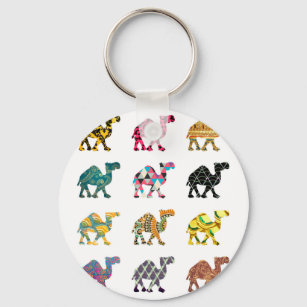 Cute fun camels keychain