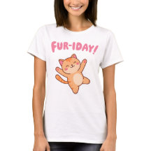 Cute Fun Cat Fur-iday Women's