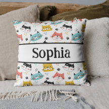 Cute fun cats pattern kids