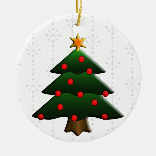 cute fun christmas tree ornaments (Front)
