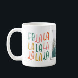 Cute fun colorful Christmas holiday photo Coffee Mug<br><div class="desc">Fa la la fun! This cute and colorful holiday mug is a great way to get into the holiday spirit. Featuring sweet "fa la la" in colorful type, this Christmas mug also has room for a single photo. This mug makes a great gift - to yourself or others! Find more...</div>