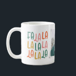 Cute fun colorful Christmas holiday photo Coffee Mug<br><div class="desc">Fa la la fun! This cute and colorful holiday mug is a great way to get into the holiday spirit. Featuring sweet "fa la la" in colorful type, this Christmas mug also has room for a single photo. This mug makes a great gift - to yourself or others! Find more...</div>