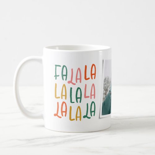 Cute fun colorful Christmas holiday photo Coffee Mug