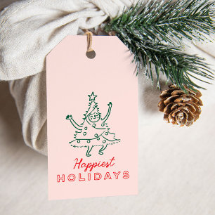 Cute Fun Doodles Christmas Holiday Gift Tags