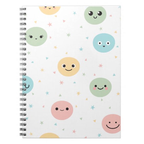 Cute Fun Faces Notebook