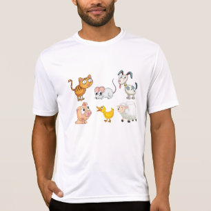 Cute Fun Farm Animals T-Shirt