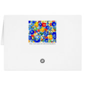 Cute Fun Flowers Design (Back Horizontal)