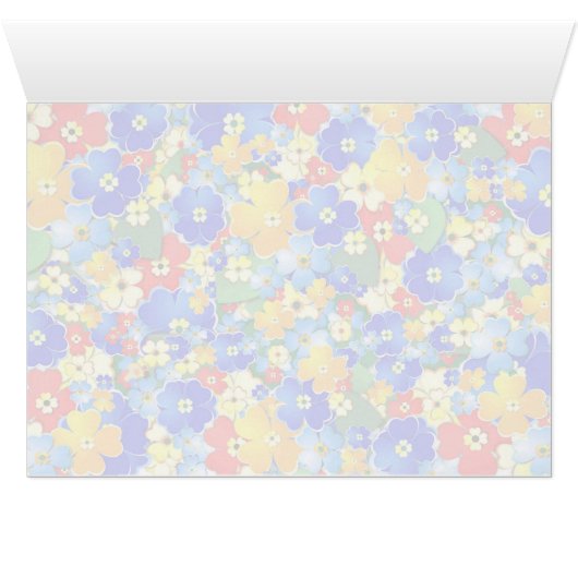 Cute Fun Flowers Design (Inside Horizontal (Bottom))