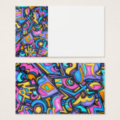 Cute Fun Funky Colorful Bold Whimsical Shapes (Front & Back)