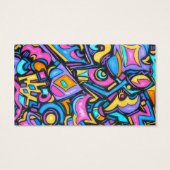 Cute Fun Funky Colorful Bold Whimsical Shapes (Back)