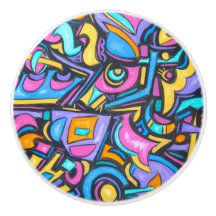 Cute Fun Funky Colorful Bold Whimsical Shapes