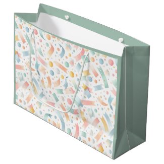 Cute Fun Kids Confetti Colorful Pastel Birthday