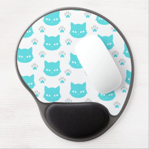 Cute  Fun Kitty Cat Gel Mouse Pad