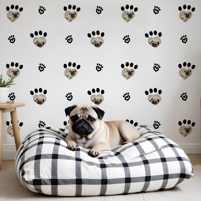 Cute Fun Minimal Black Heart Pet Photos Paw Print Wallpaper (Cute Fun Minimal Black Heart Pet Photos Paw Print Wallpaper)