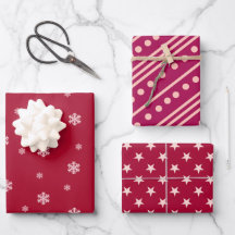 Cute fun pattern red Christmas holiday
