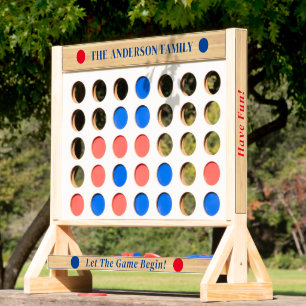 Cute Fun Personalized Family or Wedding Gift Fast Four