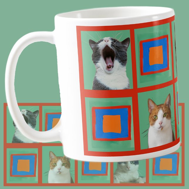  Cute Fun Personalized Photo Gift for Cat Lovers Mug (Creator Uploaded)