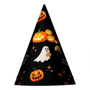 Cute Fun Pumpkin ghost bat Witch Halloween Party Hat