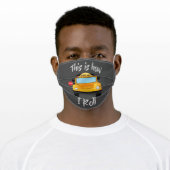 Cute, Fun School Bus Driver Adult Cloth Face Mask (Worn)