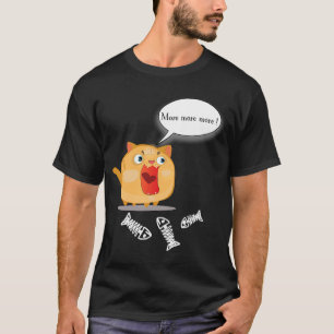 Cute fun & silly fat cat T-Shirt