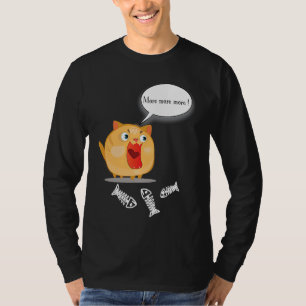 Cute fun & silly fat cat T-Shirt