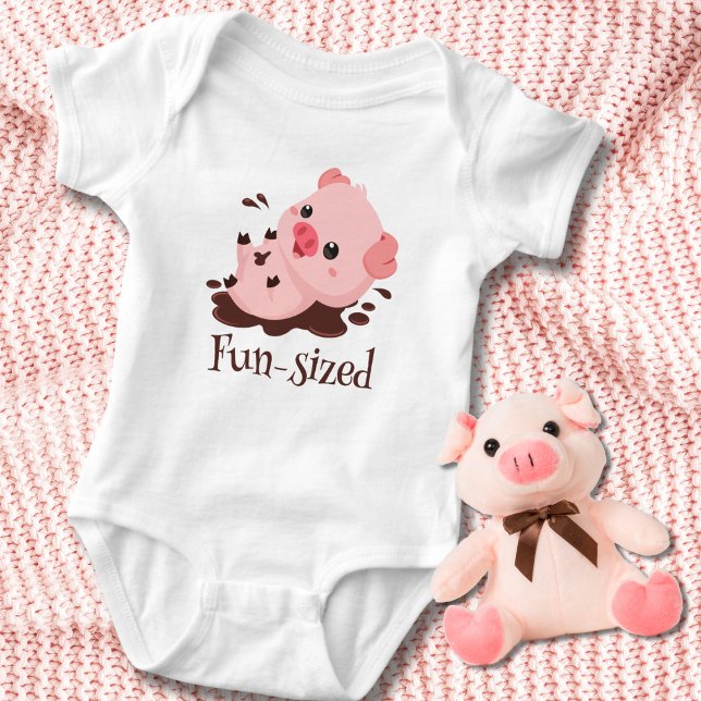 Cute Fun Sized Piglet  Baby Bodysuit (Creator Uploaded)