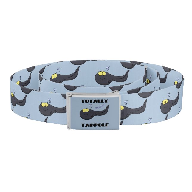 Cute fun tadpole cartoon illustration belt (Coil)